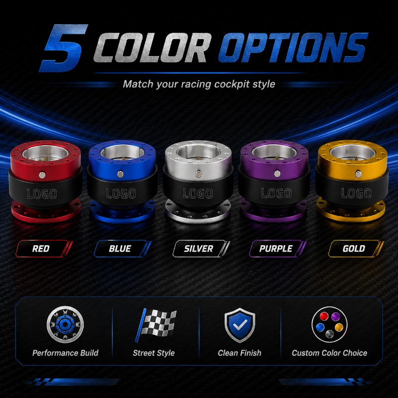 Racing Wheel Quick Release Hub 70Mm - Evrensel Yarış Direksiyonu Hızlı Çıkarma Göbeği