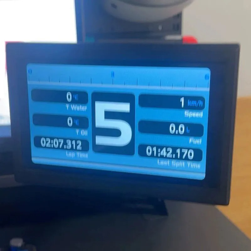 Sim Racing Dashboard Screen Display - Simplayer Sim Yarış Dashboard Dash Ekran