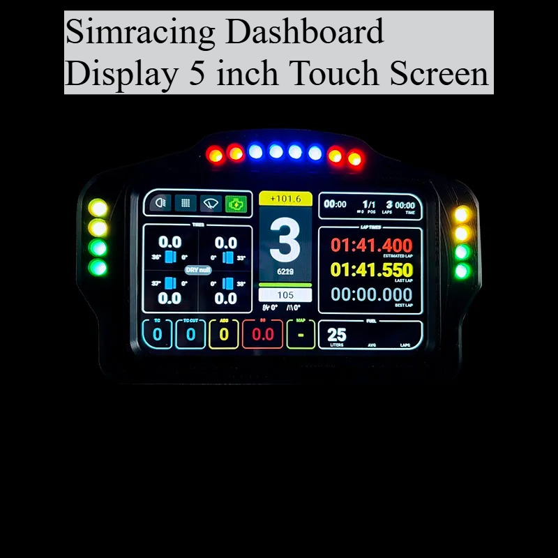 Sim Racing Dashboard Screen Display - Simülasyon yarış oyunu ekranı Simracing Gösterge