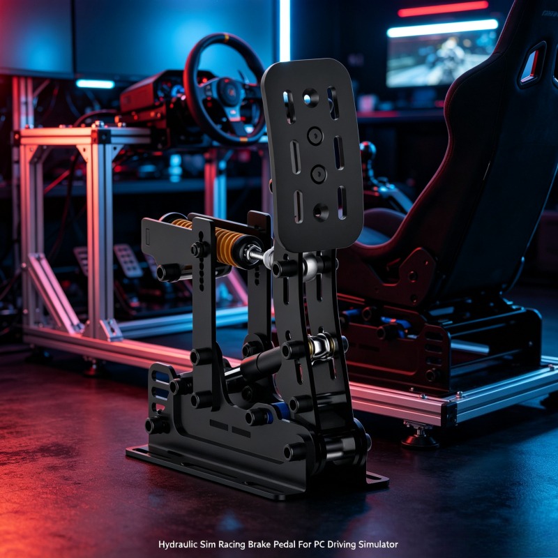 Sim Racing Pedals Load Cell Hydraulic - Sim Yarış Hidrolik Pedalları HE Dokunma