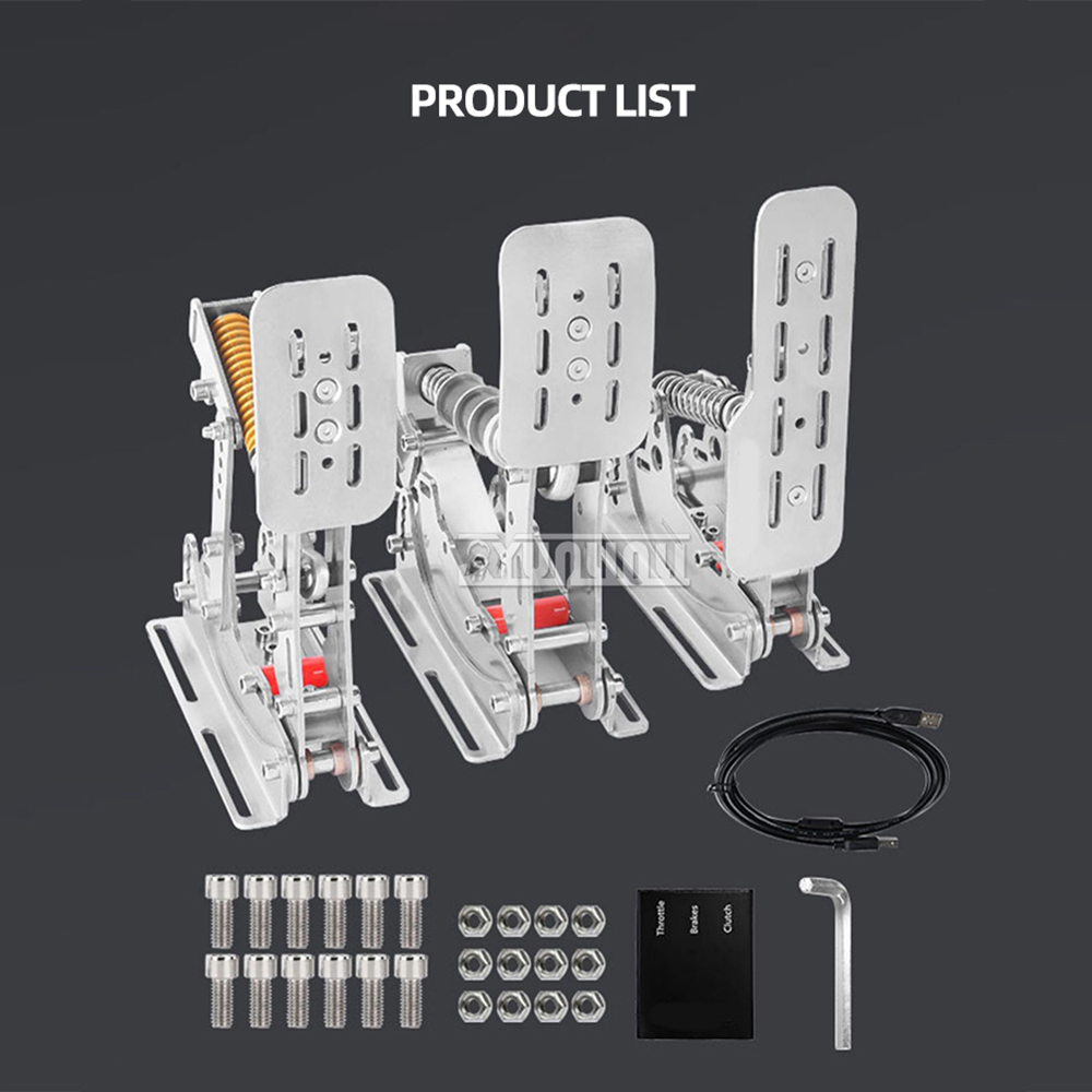 Sim Racing Pedals Load Cell Hydraulic - Sim Yarış Pedalı PC Yarış Simülatörü