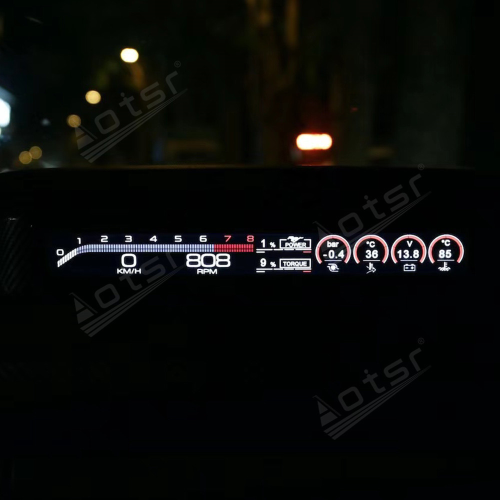 Ford Mustang 2015-2023 için pa - Sim Racing Dashboard Screen Display incelemesi ve fiyatı