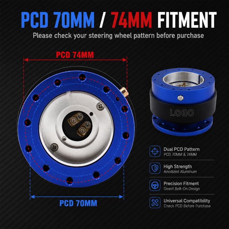 Evrensel Yarış Direksiyonu Hız - Racing Wheel Quick Release Hub 70Mm incelemesi ve fiyatı
