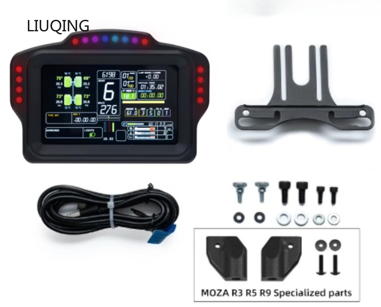 Yarış Gösterge Paneli DV480 Si - Sim Racing Dashboard Screen Display incelemesi ve fiyatı