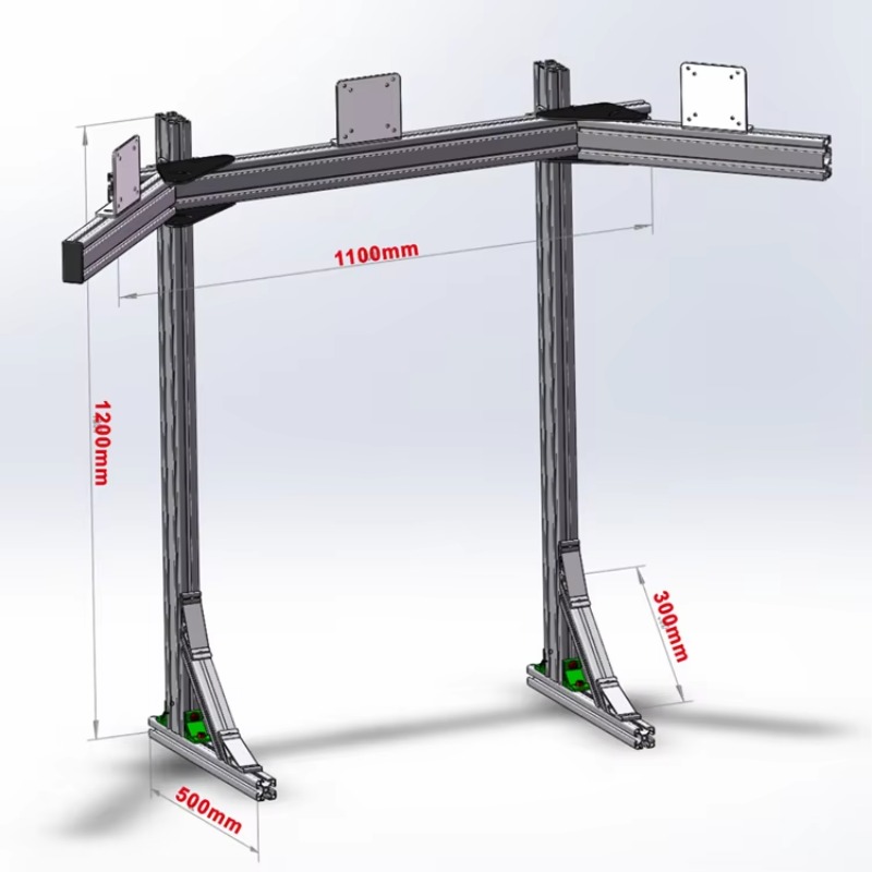 Çoklu Monitör Montaj Aparatı,  - Triple Monitor Stand Sim Racing incelemesi ve fiyatı