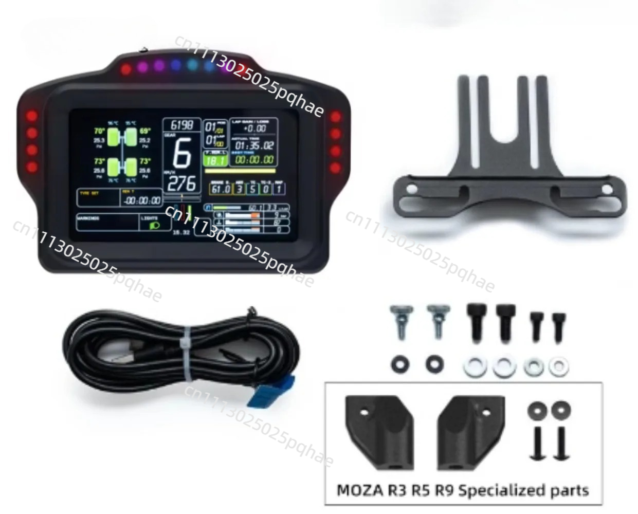 Yarış Gösterge Paneli DV480/DH - Sim Racing Dashboard Screen Display incelemesi ve fiyatı