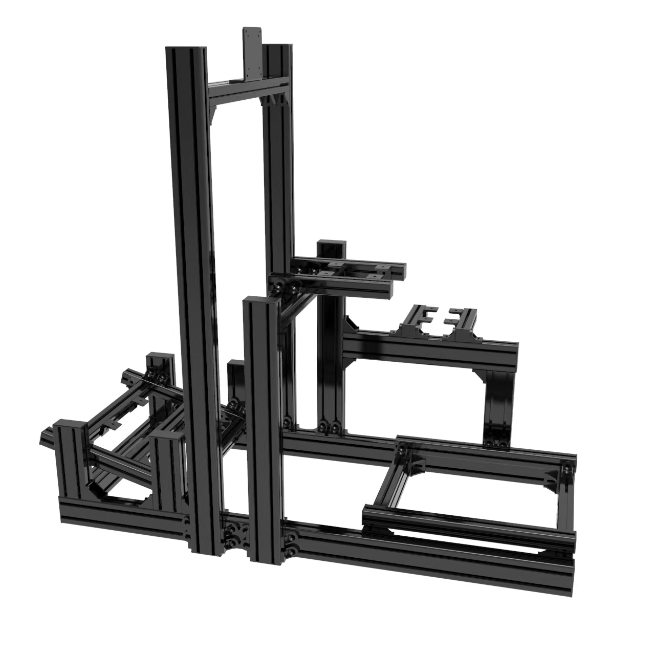 Temel Sim Yarış Kokpitleri, Te - Triple Monitor Stand Sim Racing incelemesi ve fiyatı