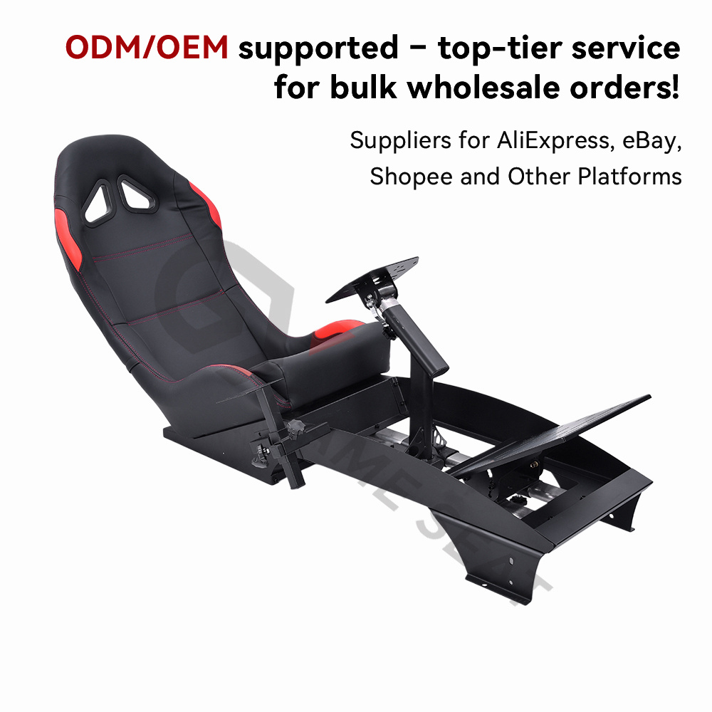 GY046 Siyah Ayarlanabilir Katl - Sim Racing Seat Bucket Cockpit incelemesi ve fiyatı