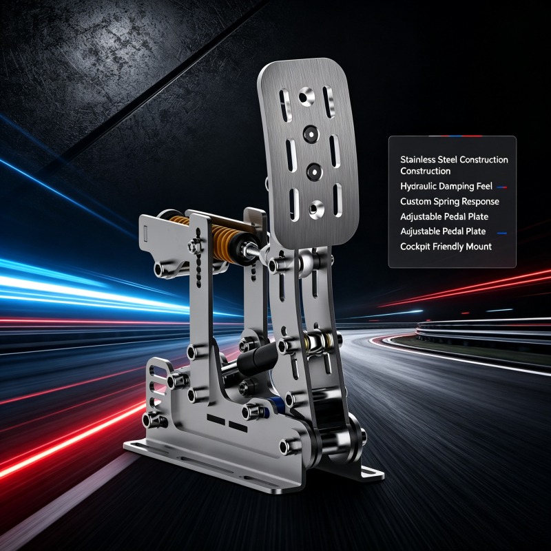 Sim Yarış Hidrolik Pedalları H - Sim Racing Pedals Load Cell Hydraulic incelemesi ve fiyatı