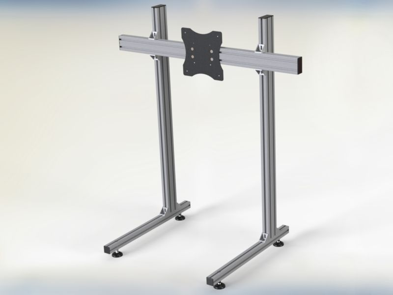 4040 T Kanallı Alüminyum Ekstr - Triple Monitor Stand Sim Racing incelemesi ve fiyatı