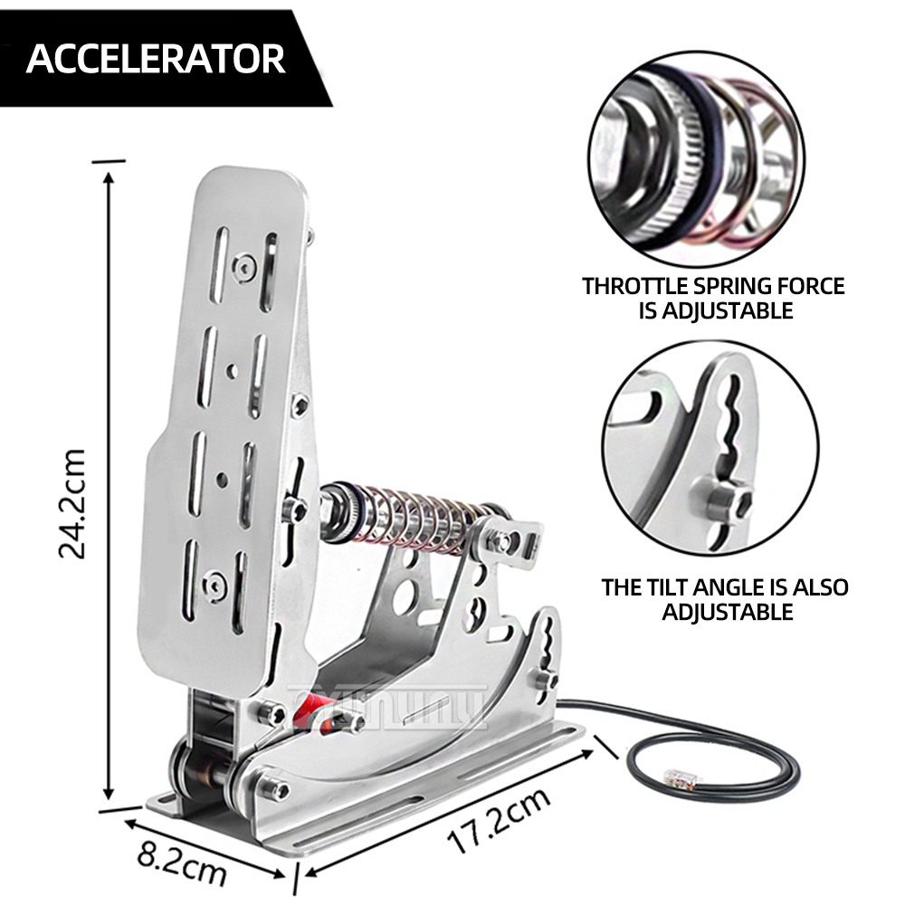 Sim Yarış Pedalı PC Yarış Simü - Sim Racing Pedals Load Cell Hydraulic incelemesi ve fiyatı